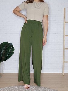Pantalona Bianca Verde