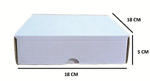 CAIXA PARA DOCES E SALGADOS 18x18x5 - 25 doces