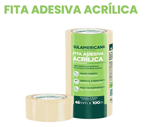 Fita Adesiva Larga 48x100 - Cola Forte