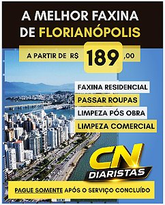 A Melhor Faxina de FLORIANÓPOLIS a partir de R$189