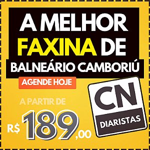 A Melhor Faxina de Balneário Camboriú a partir de R$189