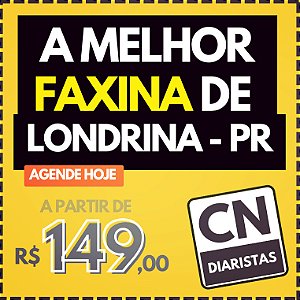 A melhor faxina do LONDRINA a partir de R$149