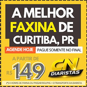 Diaristas em CURITIBA a partir de R$149