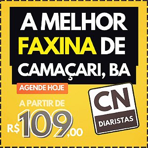 A Melhor Faxina de Camaçari a partir de R$109