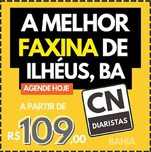 A Melhor Faxina de ILHÉUS a partir de R$109