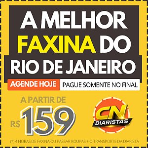 A Melhor Faxina do RIO DE JANEIRO a partir de R$159