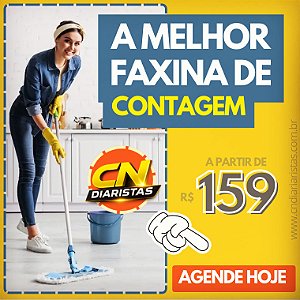 A Melhor Faxina de CONTAGEM a partir de R$159