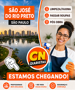 A Melhor Faxina de SÃO JOSÉ DO RIO PRETO a partir de R$159