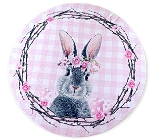 Kit 4 mesa posta coelhinha rosa