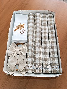 Kit Americano Bordado Tema Cristão – Foi por você