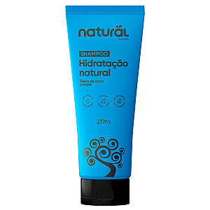 Shampoo Natural com óleo de coco e argan 237mL