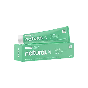 Creme dental Natural com extrato de camomila, melissa e uva 80g