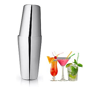 Coqueteleira Profissional Boston 820 ml Inox Com Peso