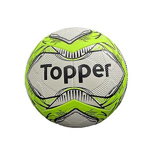 Bola de Futebol Society Topper Slick - Verde Neon