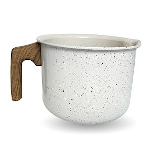 Leiteira Caneca Fervedor Ceramica Indução 1,5 -  Mármore