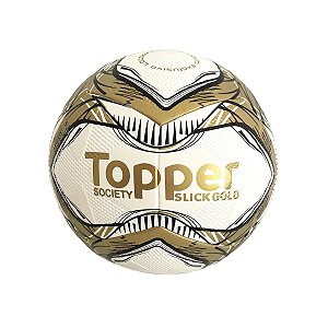 Bola de Futebol Topper Society - Dourado
