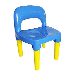 Cadeira Infantil Para Mesinha Criança - Azul