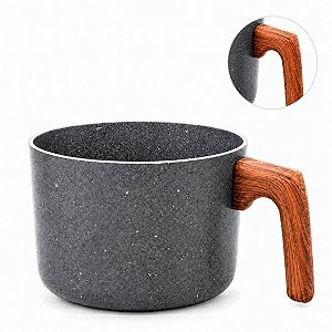 Leiteira Ceramica Indução 1,5 L Caneco Fervedor Antiaderente Caneca Fogão Gás