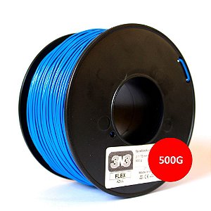 Filamento Flexível - 3N3 Azul 500g -  1.75mm