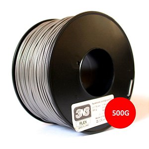 Filamento Flexível - 3N3 Cinza Claro 500g -  1.75mm