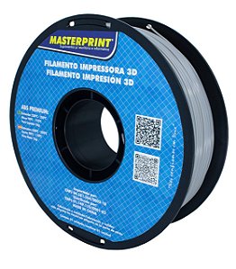 Filamento ABS - Masterprint Cinza 1kg - 1.75mm