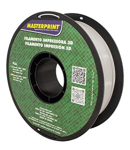 Filamento PLA - Masterprint Cinza 1kg - 1.75mm