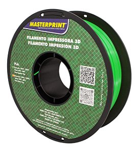 Filamento PLA - Masterprint Verde 1kg - 1.75mm