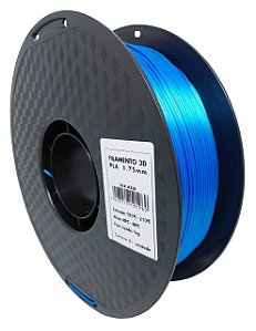 Filamento PLA - Masterprint Silk Azul 1kg - 1,75mm