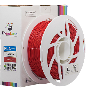 Filamento PLA - DynaLabs Vermelho 1KG - 1.75mm
