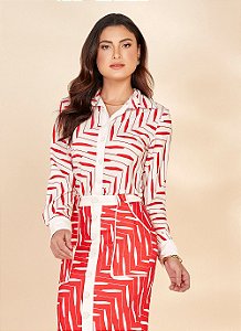 268531 CAMISA CREPE ESTAMPADA