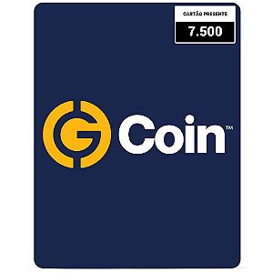 Gcoin 7.500 Código Digital - Cartão Presente Digital