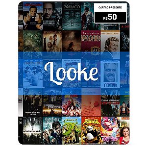 Looke Filmes e Series R$50 Reais Gift Card - Cartão Presente Digital