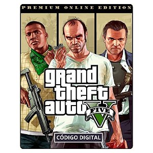 Grand Theft Auto V: Premium Online Edition GTA V PC Código Digital