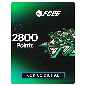 EA SPORTS FC 26 - 2.800 FC Points PS4 e PS5 Código Digital