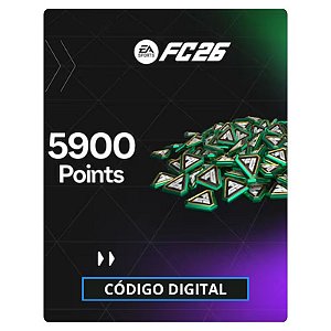 EA SPORTS FC 26 - 5.900 FC Points PS4 e PS5 Código Digital