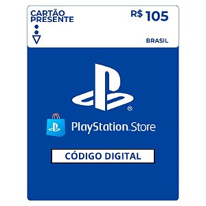 Playstation Store R$105 Reais Gift Card Brasil - Código Digital