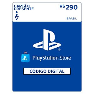 Playstation Store R$290 Reais Gift Card Brasil - Código Digital