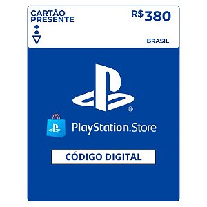 Playstation Store R$380 Reais Gift Card Brasil - Código Digital