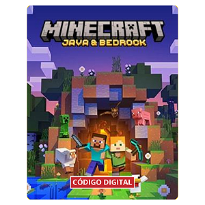 Minecraft Java e Bedrock - PC Código Digital