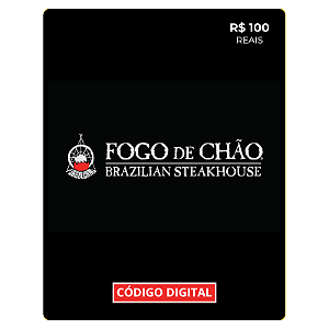 Gift Card Fogo de Chão - Código de Resgate R$100