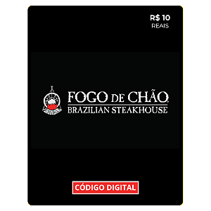 Gift Card Fogo de Chão - Código de Resgate R$10