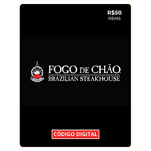 Gift Card Fogo de Chão - Código de Resgate R$50