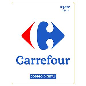 Gift Card Carrefour - Código de Resgate R$650