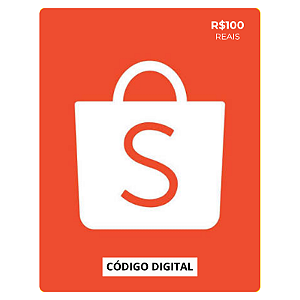 Gift Card Shopee - Código de Resgate R$100