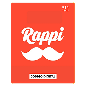 Gift Card Rappi - Código de Resgate R$ 5