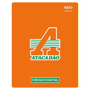 Gift Card Atacadão - Código de Resgate R$50