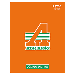 Gift Card Atacadão - Código de Resgate R$750
