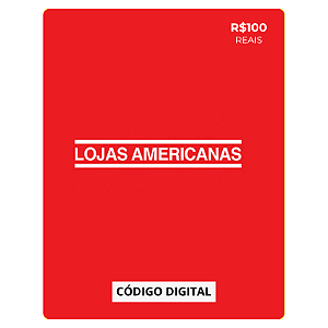 Gift Card Americanas - Código de Resgate R$100
