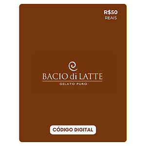 Gift Card Bacio di Latte - Código de Resgate R$ 50
