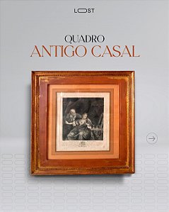 Quadro Antigo Casal